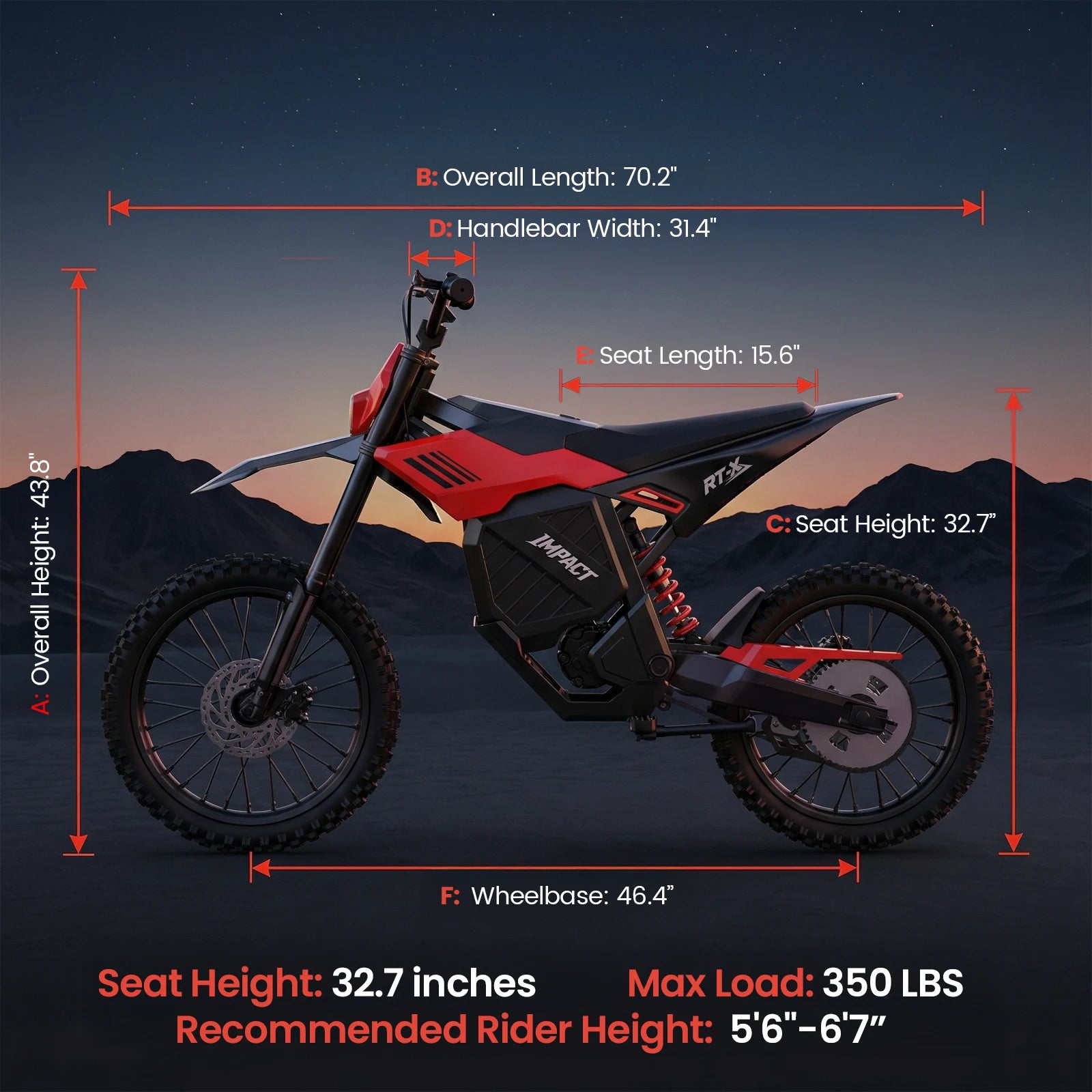 ESKUTE RT-X 19" 17" Electric Dirt Bike for Adults, 6500W Peak 53+MPH Mid-Drive Motor, Electric Motorcycle with 72V 30Ah  Battery