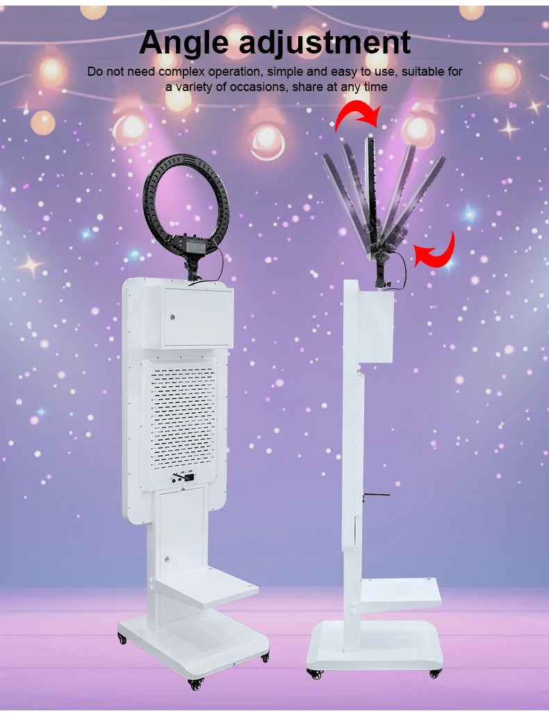 Magic Mirror Photobooth Machine LCD Touch Screen Wedding Party DSLR Selfie Photo Booth with Free Software