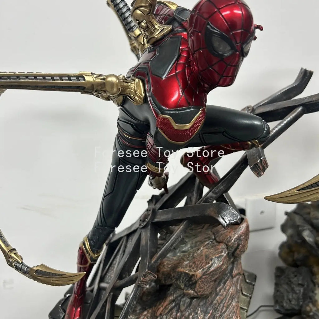 Avengers SuperHero Iron Spider-Man 1/4 Scale Statue Battle Pose Infinity War Collectible Figure Ornament boy's toy birthday gift