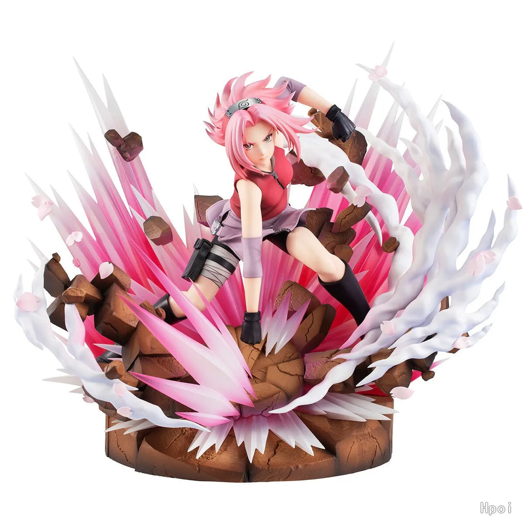【 FS 】 MegaHouse Naruto GALS DX Naruto Shippuden Haruno Sakura 3 Figure  Model Toy Gift