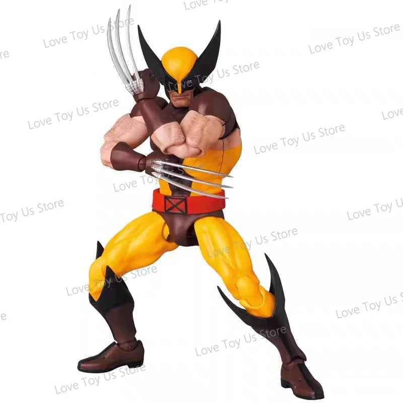 Original Ct Toys Wolverine Action Figure Deadpool Mafex 096 Figure Mafex 138 X Men Comic Version Figurine Collection Model Toys