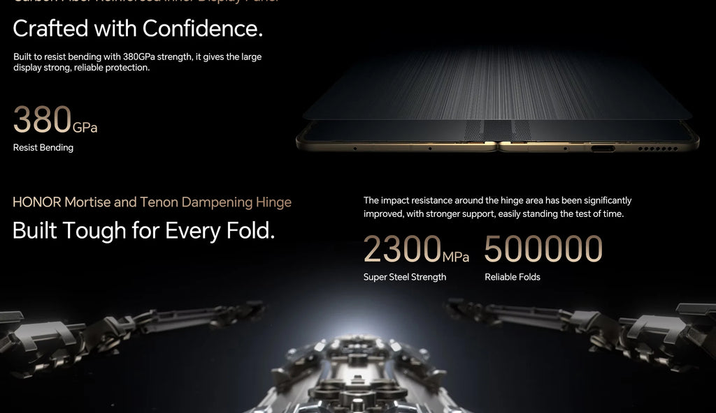 Global Version HONOR Magic V5 5G Smartphone Snapdragon 8 Elite 7.95" Foldable OLED 5820mAh Battery Support 66W SuperCharge eSIM