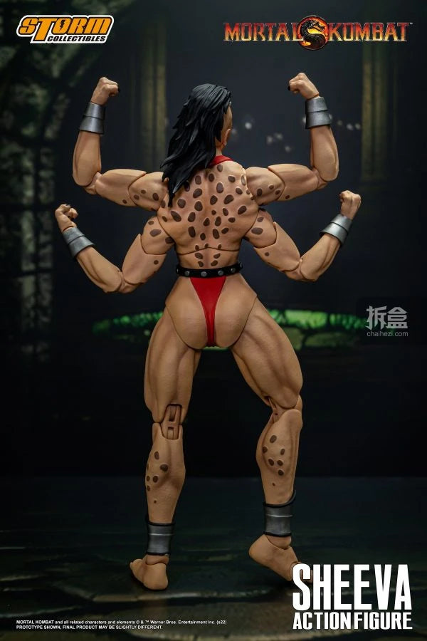 Storm Toys Genuine Mortal Kombat Series Sheeva Shao Kahn Fighting Game Collection Standard Version 1/12 Action Figures Model Toy