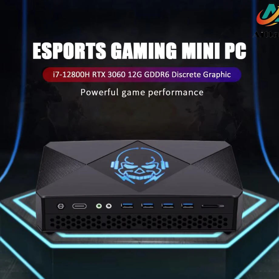 12th Gaming Mini PC Intel Core i9 12950HX i7 12650HX NVIDIA GeForce RTX 3060 12G  i7 13700H GDDR6 DDR5 NVME Windows11 Pro Wifi6