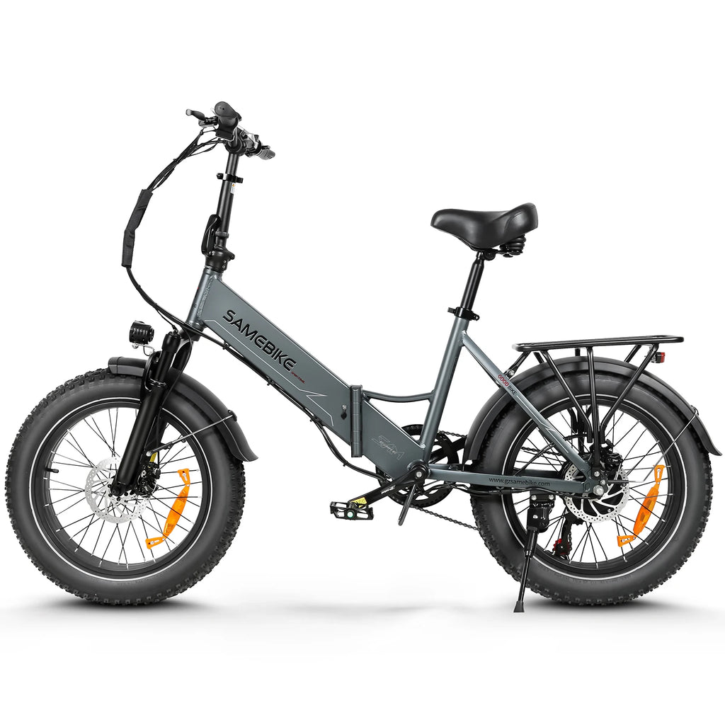 SAMEBIKE LOTDM200-II NFC Smart Key Electric Bicycle 750W 48V13AH Folding Electric Bike 20*4.0 Inch Fat Tire Mountain E-Bike