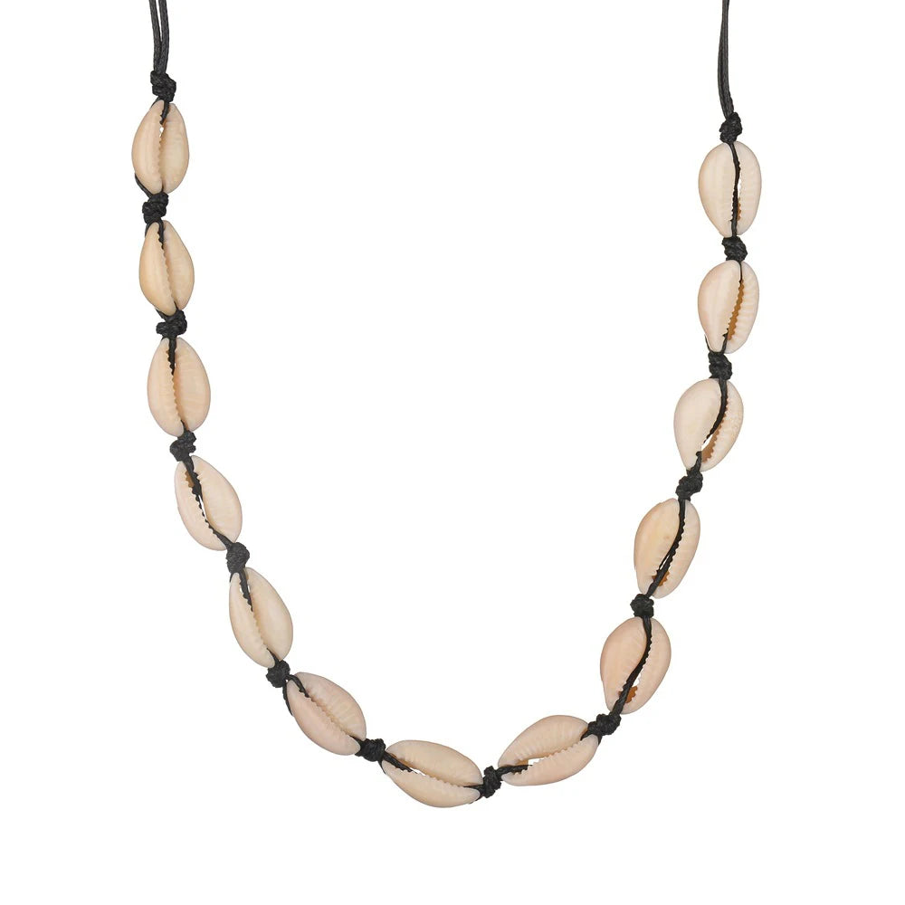 SUMENG Boho Beach Bohemian Choker Necklaces For Women Girls Summer Fashion Jewelry Chained Shell Pendants Necklace Gifts