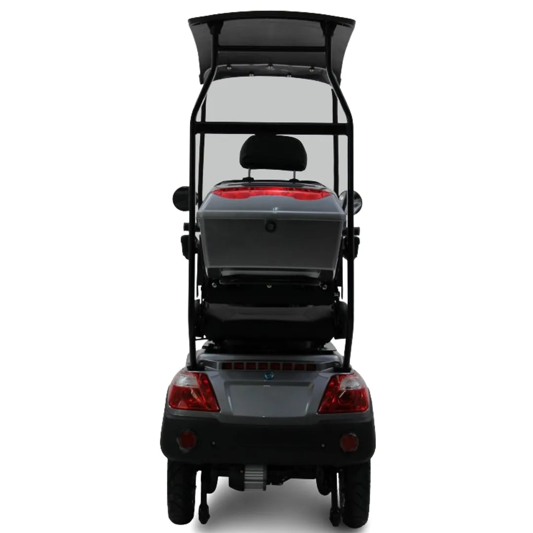 Modification Hot-selling 4-Wheel Electric Mobility Scooter with Canopy Roof Max 25km/h Long Range Outdoor Travel for Adult