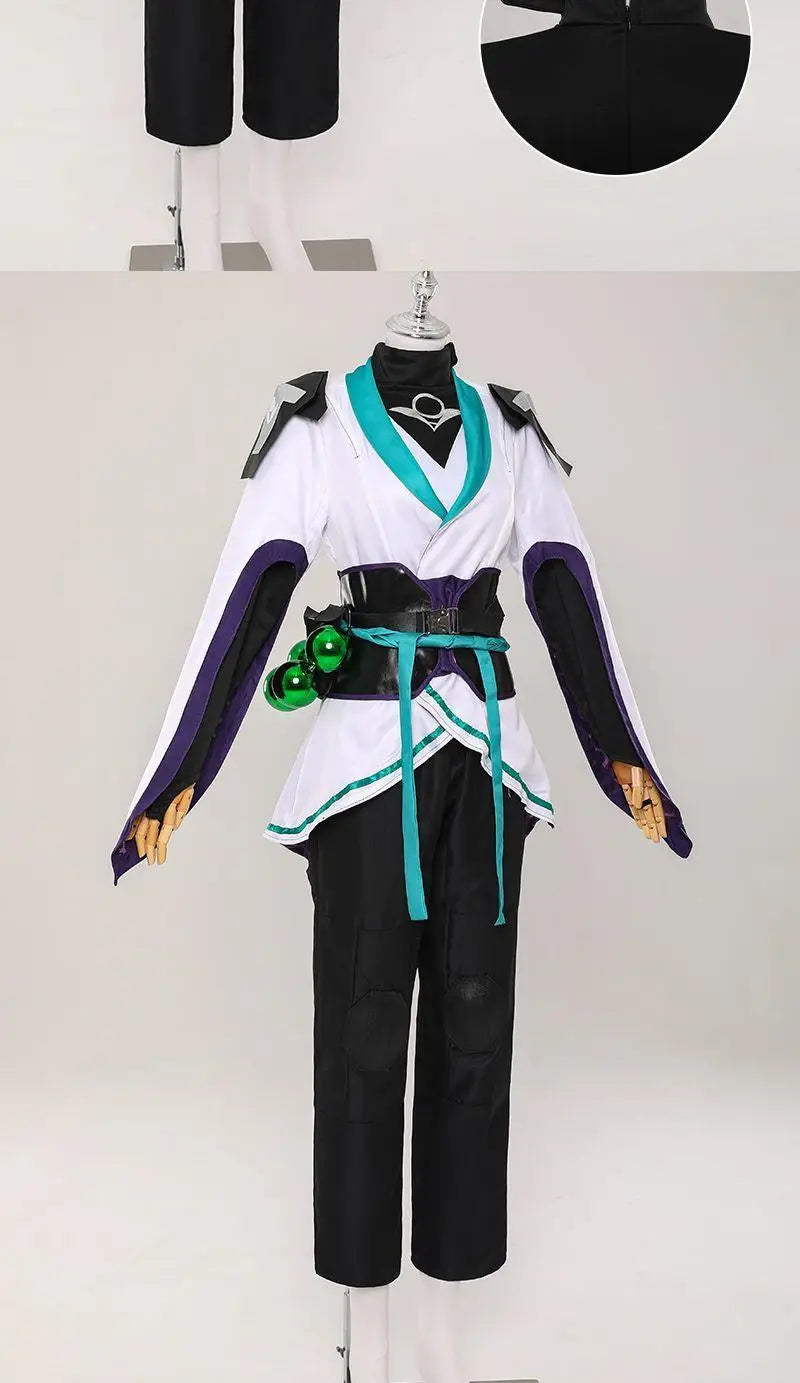 Valorant Game Cosplay Costume Full Set Female Sage Uniform Clothing Gaming Anime Festival Cosplay Props Accessories