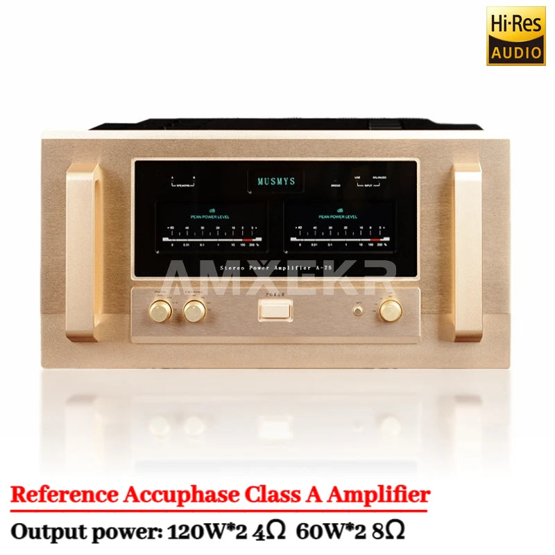 Reference Accuphase A-75 High-end Pure Class A Amplifier HiFi Balanced Post-Power Amplifier Home Audio Speaker Protection 120W