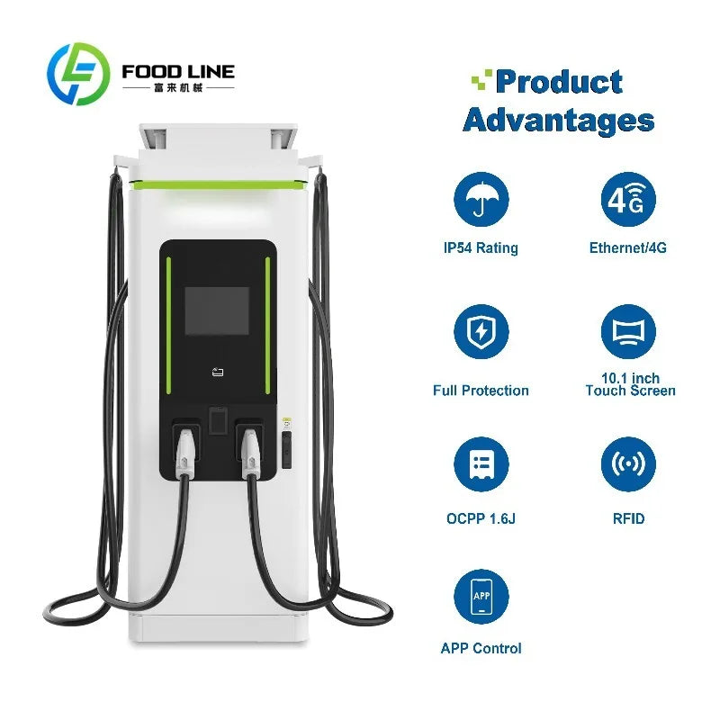 Customized 50kW Portable DC EV Charging Station CCS1/CCS2/GB/T Mobile EV Charger for Off-Grid Electric Vehicle Charging