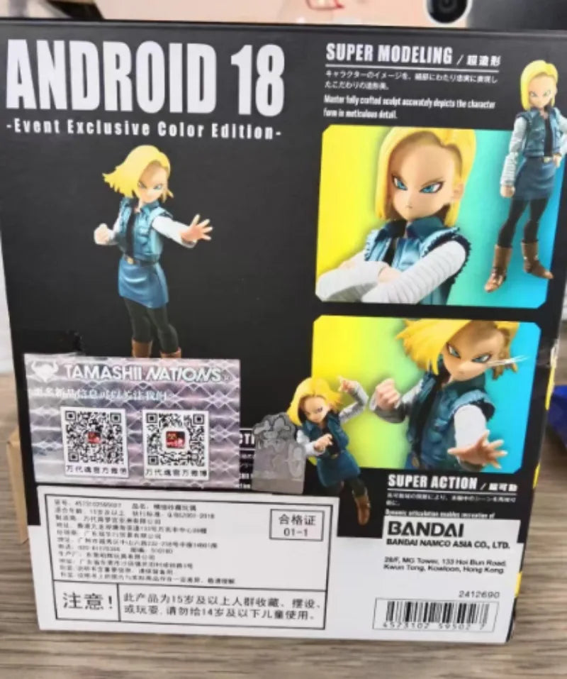 【IN STOCK 】Bandai S.H.Figuarts Dragon Ball Z Android 18 Event Exclusive Action Figure Collectible Model In Stock