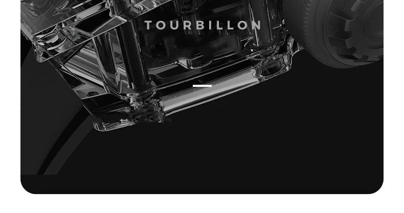 CRONUSART Men Tourbillon Watch Luxury Tonneau Automatic Mechanical Wristwatch Sapphire Case Luminous Fluororubber Strap Skeleton