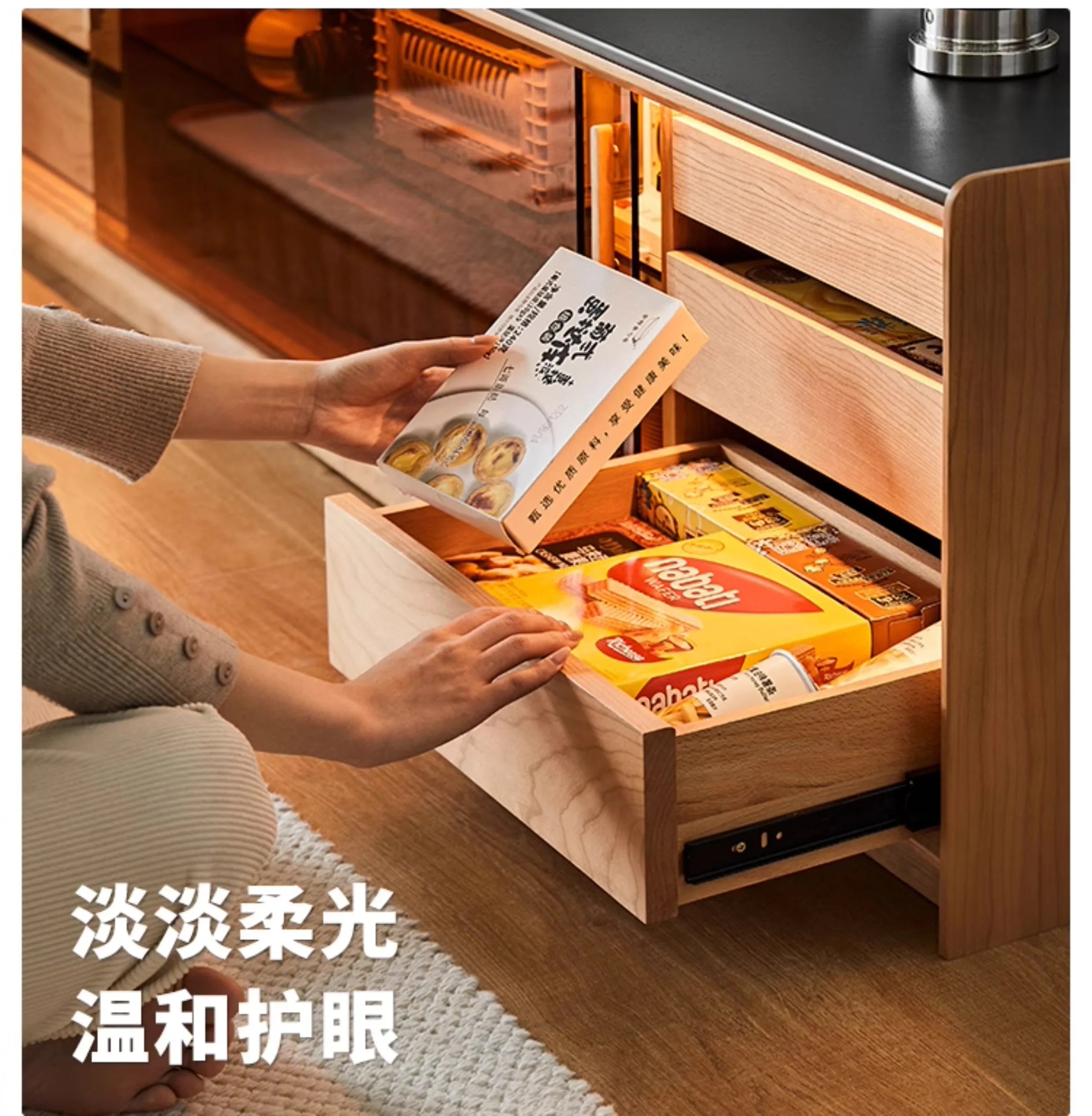 E136  Storage Universal Tv Stand Modern Nordic Organizer Luxury Modern Tv Cabinet Living Room Led Mueble Para Televisor Furnitur