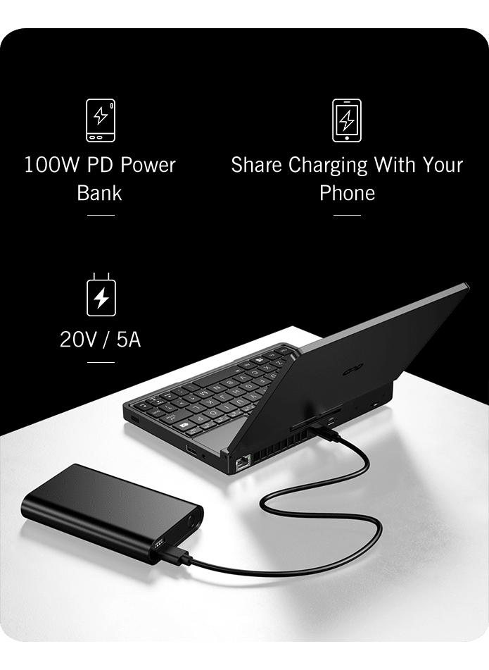 【Hot Sale】GPD Pocket4 2026 Latest AMD AI 9 HX 370/8840U 64GB 2TB NVMe 8.8" 2560×1600 144Hz 2-in-1 Laptop Tablet Palm Size MiniPC