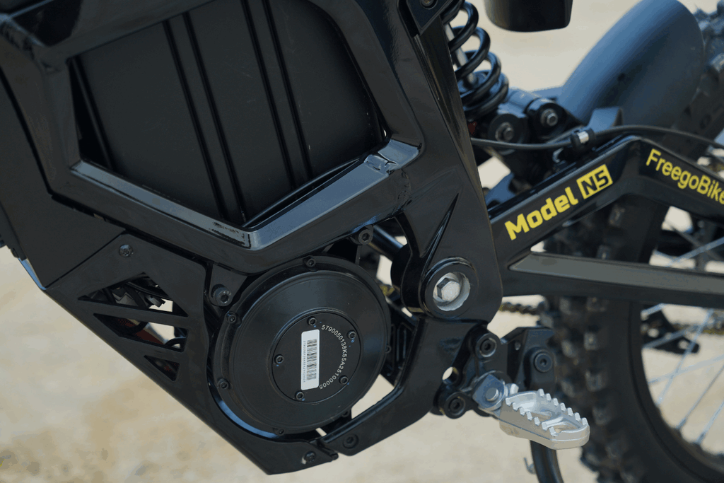 Freego 8000W Electric Dirt Bike 72V 40Ah Mid Drive Off Road Electric Motorcycle 53MPH Adult Ebike 19/18 Tires + 2 Year Warranty