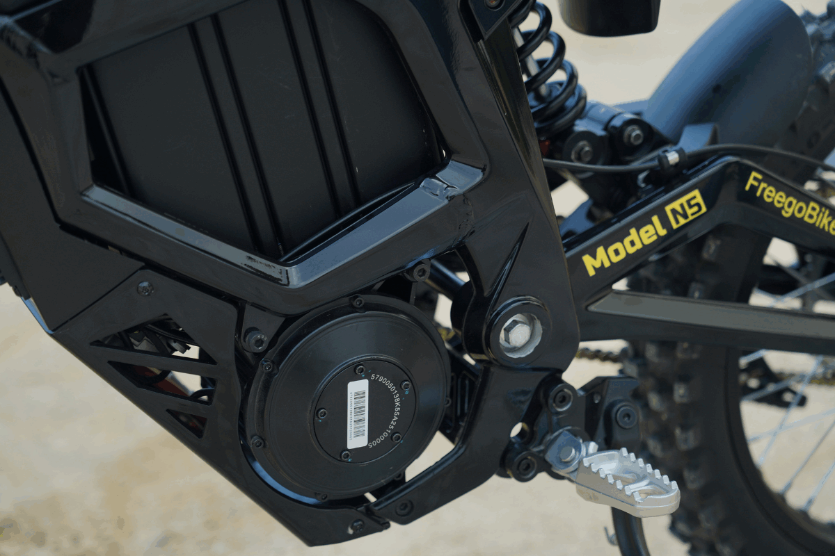 Freego 8000W Electric Dirt Bike 72V 40Ah Mid Drive Off Road Electric Motorcycle 53MPH Adult Ebike 19/18 Tires + 2 Year Warranty