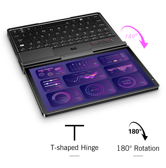 【Hot Sale】GPD Pocket4 2026 Latest AMD AI 9 HX 370/8840U 64GB 2TB NVMe 8.8" 2560×1600 144Hz 2-in-1 Laptop Tablet Palm Size MiniPC