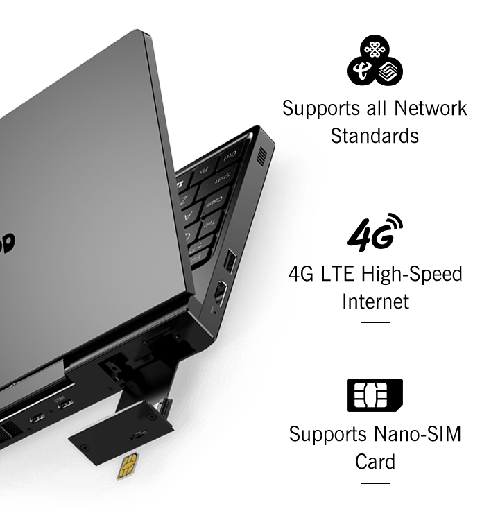 【Hot Sale】GPD Pocket4 2026 Latest AMD AI 9 HX 370/8840U 64GB 2TB NVMe 8.8" 2560×1600 144Hz 2-in-1 Laptop Tablet Palm Size MiniPC